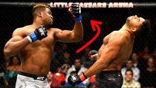 Vicious UPPERCUT KO Francis Ngannou VS Alistair Overeem Full Fight Highlights [upl. by Eibrad995]