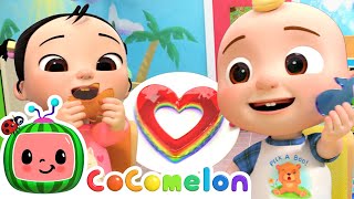 Jello Color Song  CoComelon  Sing Along  Nursery Rhymes and Songs for Kids [upl. by Rossner]