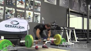 Vasily Polovnikov Muscle Clean amp Press Workout up to 150 kg [upl. by Arbmat]