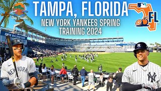 New York Yankees Spring Training 2024 in Tampa Florida 🌴 [upl. by Judsen468]