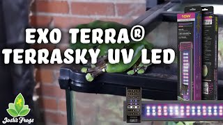 THE BEST TERRARIUM LIGHT Exo Terra® TerraSky UV LED [upl. by Nnayllehs]