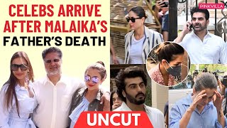 Malaika Arora Father Death Malaika Amrita Arora In TEARS  Arjun Kapoor Arbaaz Khan SaifKareena [upl. by Iilek751]