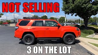 Is this the MOST UNPOPULAR TRD Pro color SOLAR OCTANE Toyota 4Runner TRD Pro [upl. by Curkell599]