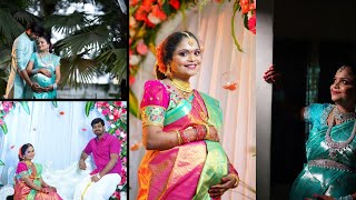 నా సీమంతం వేడుక  My Baby shower  seemantham ceremony  Harithapraveenvlogs [upl. by Nnahteb]