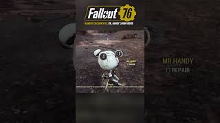 Repairing Mr Handy or not  Fallout 76 Random Encounters fallout76 fo76 fallout [upl. by Attennaj]