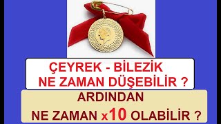 Ã‡EYREK ALTIN VE BÄ°LEZÄ°K NE ZAMAN 10 KAT ARTABÄ°LÄ°R  HANGÄ° OLAYLAR OLURSA NE OLABÄ°LÄ°R  ALTIN ONS [upl. by Elliven]