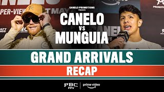 Canelo vs Munguia Grand Arrivals RECAP  CaneloMunguia [upl. by Benn]