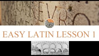 Easy Latin Lesson 1  Learn Latin Fast with Easy Lessons  Latin Lessons for Beginners  Latin 101 [upl. by Geerts]