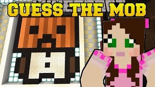 Minecraft GUESS THAT MOB WHAT IS THAT PICTURE MiniGame [upl. by Lleze674]