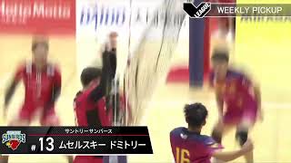 【Vリーグ公式】20231015 WEEKLY PICKUP サントリーサンバーズ ムセルスキードミトリー 選手 [upl. by Low852]