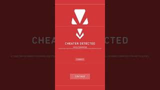 My first ever cheater detected screen valorant [upl. by Towrey744]