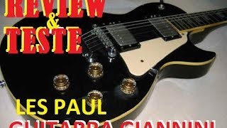 Review amp Teste  Guitarra Giannini Les Paul 197080 modelo ae09  GG09 c Netto Figuerôa [upl. by Zerat]