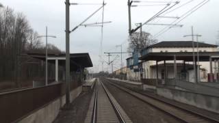 Führerstandsfahrt Bielefeld  Herford  Minden  Wunstorf  Hannover  Lehrte 22014 [upl. by Reilamag]