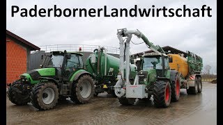 GoProSound Gülle ausbringen mit Fendt Vario 820Deutz Agrotron 150ZunhammerKotte Garant [upl. by Gnohc]