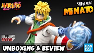 MINATO NARUTOP99 SH Figuarts Naruto Unboxing e Review BR [upl. by Trin]