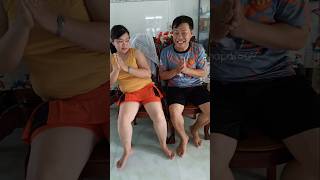 Let me knead the dough like other people 😍🤣 funny shorts couple duvlog husband wife family [upl. by Ahsrav878]