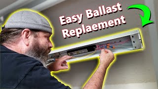 How To Replace your Fluorescent Light Ballast EASILY [upl. by Noonberg]