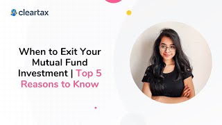 Mutual Fund  When to Exit Your Mutual Fund Investment [upl. by Ab]