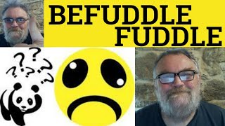 🔵 Fuddle Meaning  Befuddle Examples  Fuddled Defined  Vocabulary  Fuddle Befuddle [upl. by Anwahsat]