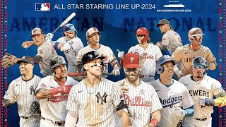 MLB 2024 AllStar Game Starter Selections  Judge Ohtani Henderson Soto and others [upl. by Pitts]