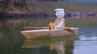 Amazing Rowing Boat  DIY Boat [upl. by Hubbard199]