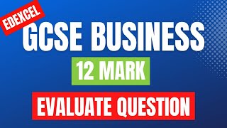 GCSE Business 12 mark Examples  Edexcel GCSE Business Revision [upl. by Suollecram731]