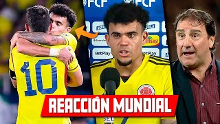 ASÍ REACCIONÓ el MUNDO y LUIS DIAZ a VICTORIA HISTORICA Vs BRASIL x ELIMINATORIAS l JAMES PALABRAS [upl. by Nuahsed]