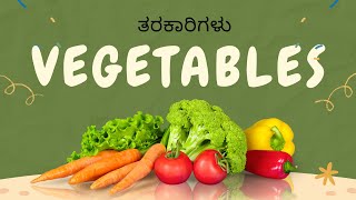 Vegetables In KannadaEnglish With Pictures I ತರಕಾರಿಗಳು I Names Of Vegetables I LearnEd [upl. by Pedrick]