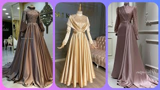 Stylish Silk Maxi Designs Long Frock  Evening Gown [upl. by Hendrick]