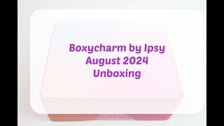 Boxycharm August 2024 UnboxingReview  Coupon [upl. by Alyal]