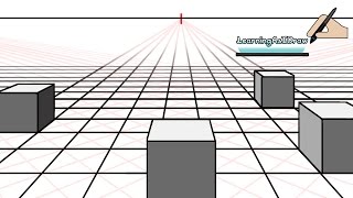 One point perspective the perfect square and floor planes How To Draw Tutorial [upl. by Anna-Diana429]