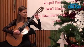 Wśród nocnej ciszy  Aleksandra Cieślak gitara [upl. by Ecidnac34]