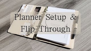 2024 Planner Setup and Flip Through  A5 6 Ring Binder  Appointed Planner  Cloth and Paper Haul [upl. by Llehsyar]