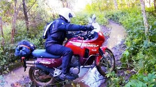 Africa Twin and Transalp rides Deep Tracks [upl. by Marguerie]