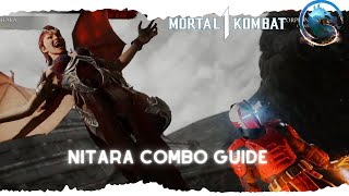 NITARA The SAUCE QUEEN  Combo guide  Mortal Kombat 1 [upl. by Tnert]