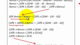 Partnership Accounting For Bonus Allocation amp Calulation Formulas Detailed [upl. by Ladnik]