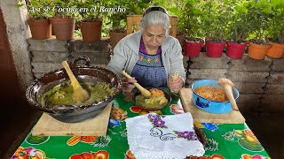 PIPIÁN DE POLLO Receta de Familia Así se Cocina en el Rancho [upl. by Elo]