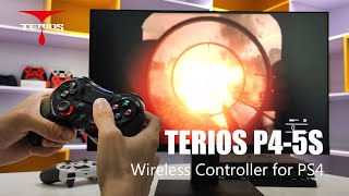 TERIOS Wireless Controller P45S Compatible with Playstation 4 [upl. by Malkah]