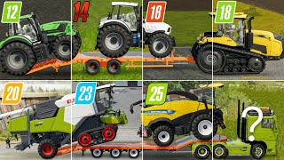 Fs12 Vs Fs14 Vs Fs16 Vs Fs18 Vs Fs20 Vs Fs23 Vs Fs25  Loading Vehicle In Truck  Timelapse [upl. by Claudia]