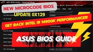 Guide to Undervolting and Sync all Cores Asus BIOS Intel i9 14900k Improve Temps and Performance ⚡️ [upl. by Cochrane]