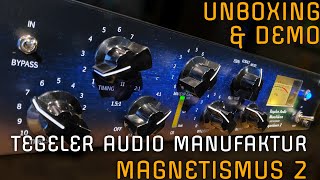 Tegeler Audio Manufaktur Magnetismus 2  Unboxing amp Drums Demo [upl. by Adnarram]