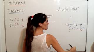 MATEMATICA CBC  Teoría Distancia entre 2 puntos  Práctica 1 [upl. by Noiram934]