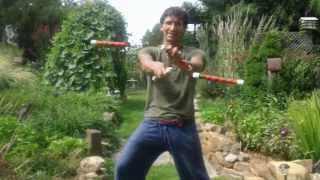 Nunchaku Flow Tutorial  Windmill Linked [upl. by Gerladina403]