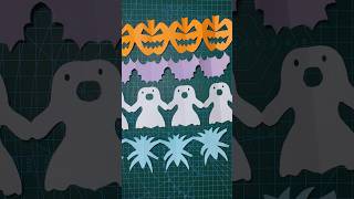 Halloween Paper Snowflakes 🎃 👻 halloween snowflakes shorts ytshorts [upl. by Noma]