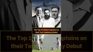 Oldest Captains on a captaincy debut in Test cricket cricketfans cricketworld [upl. by Irahcaz]