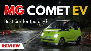 MG Comet EV Detailed review  Perfect EV for city  Review  CarComparos [upl. by Best157]