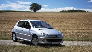 10 ans après  Essai de la Peugeot 206 14 HDi 2007 [upl. by Wappes]