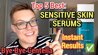 Top 5 BEST SERUMS FOR SENSITIVE SKIN [upl. by Fleurette]