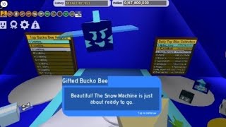 Gifted Bucko bee Beesmas quest rewards 2022  Bee Swarm Simulator [upl. by Fermin176]