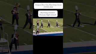 Marching Ironmen Nowata High School 2024 Glenpool BlueGrey Marching Classic FINALS [upl. by Akalam]